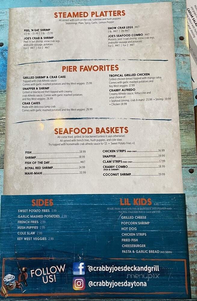 Menu page 1