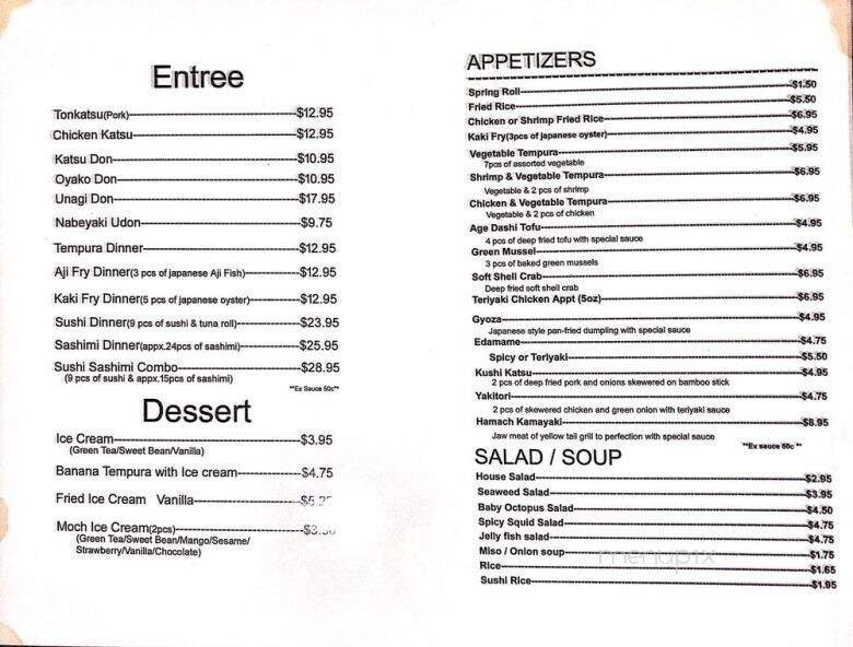 Menu page 2