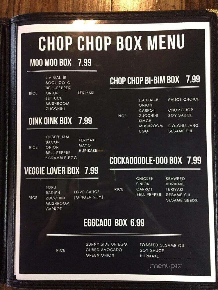 Menu page 6