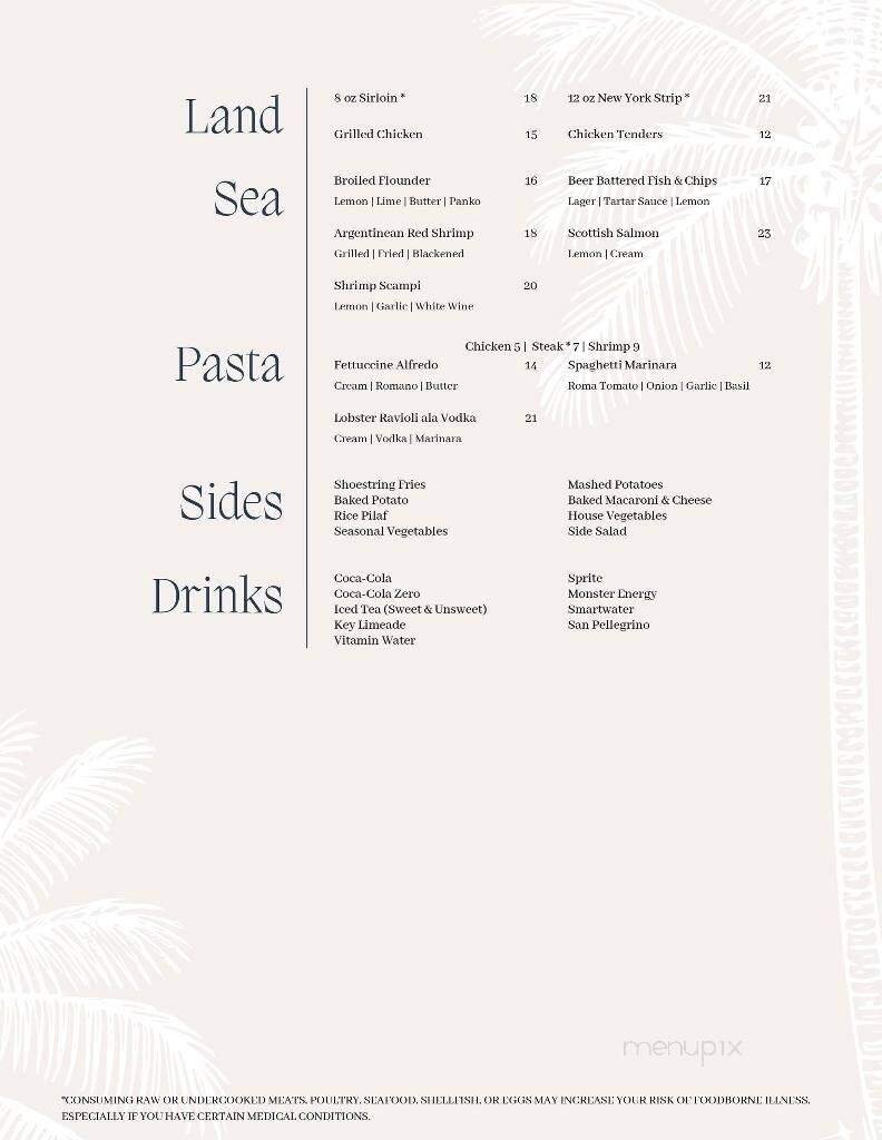 Menu page 1