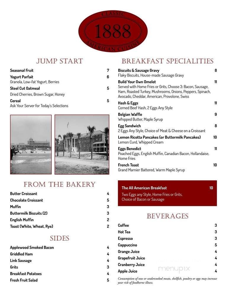 Menu page 1