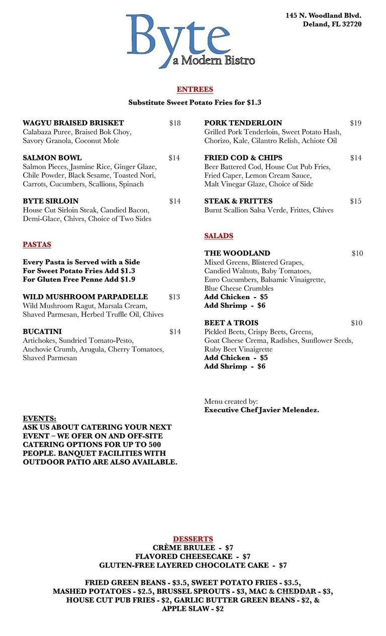Menu page 2