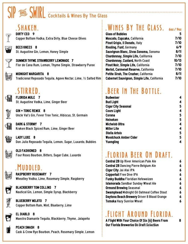 Menu page 2