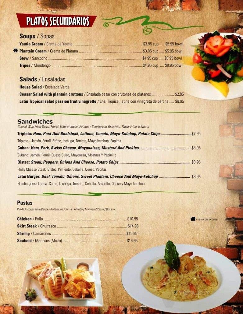 Menu page 4