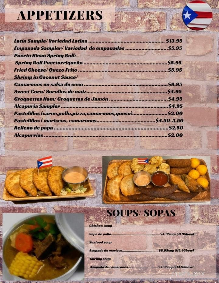 Menu page 8