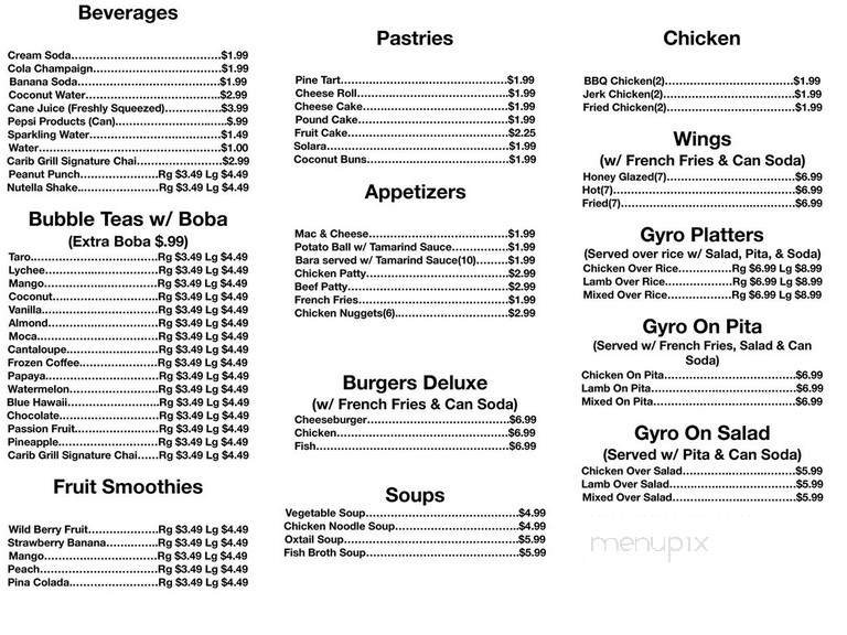 Menu page 2