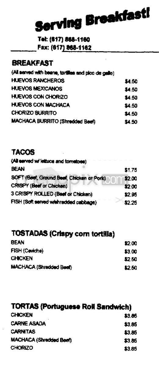 Menu page 2