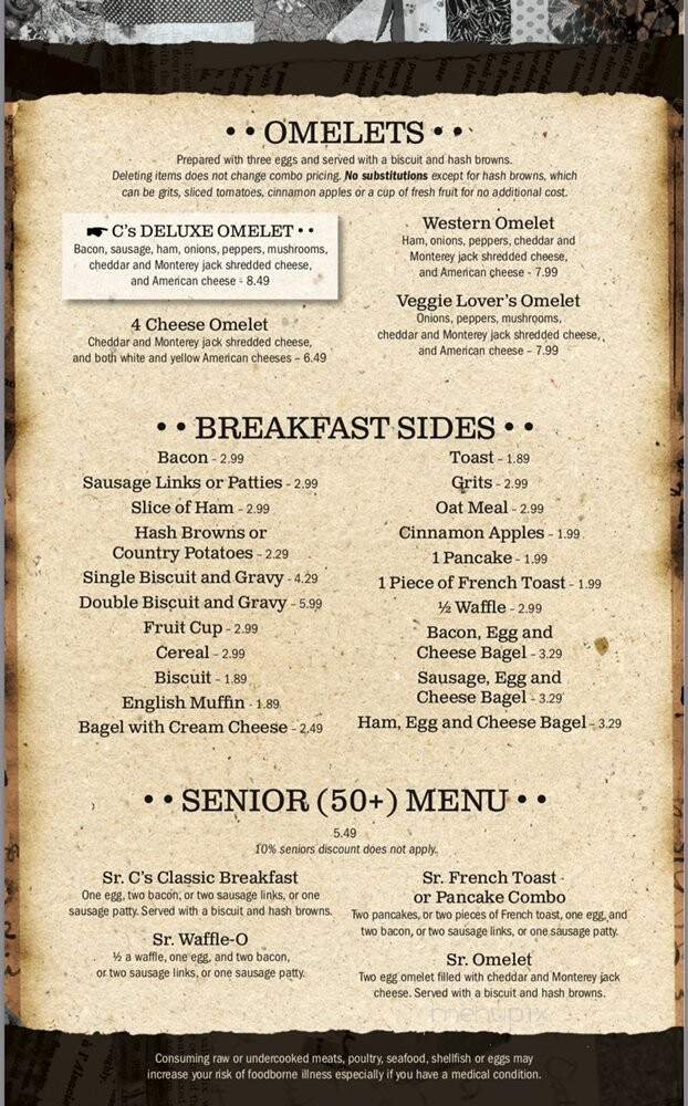 Menu page 3