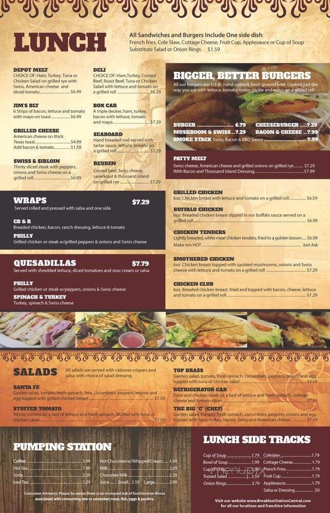 Menu page 1