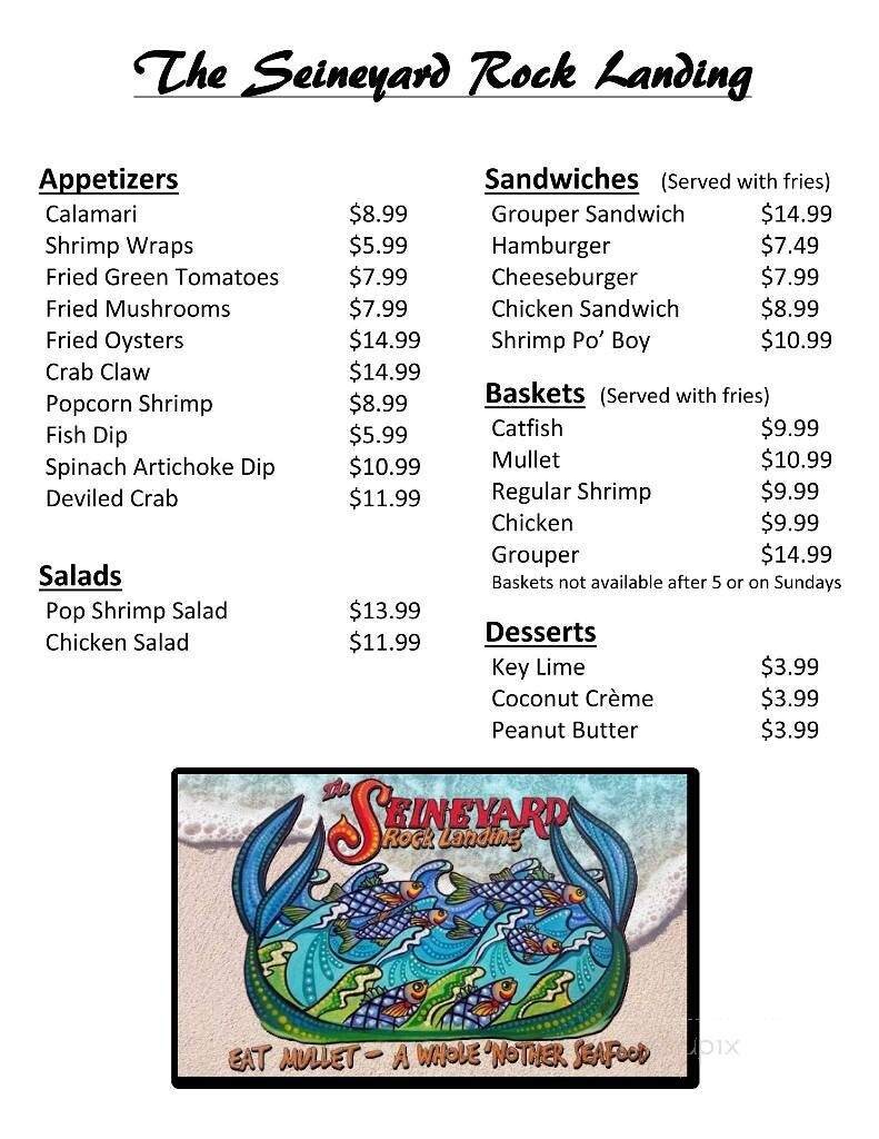 Menu page 1