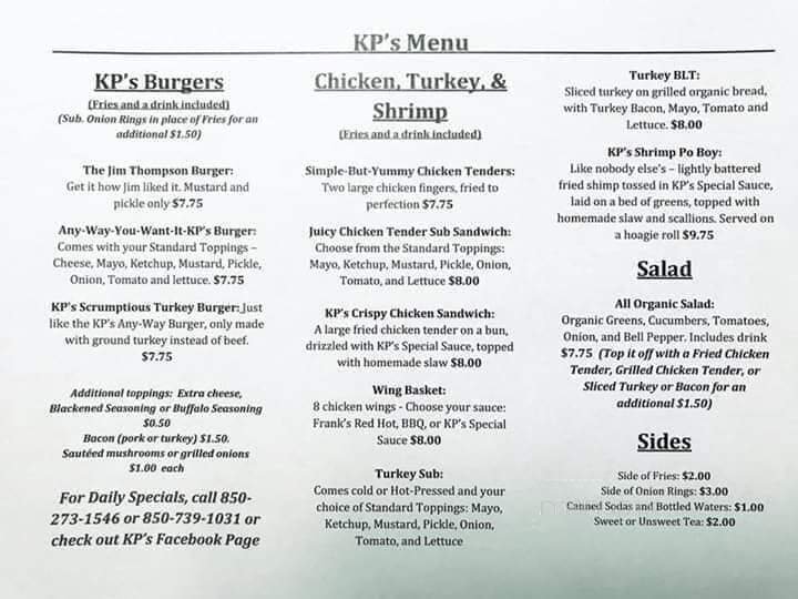 Menu page 2