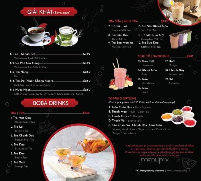 Menu page 2