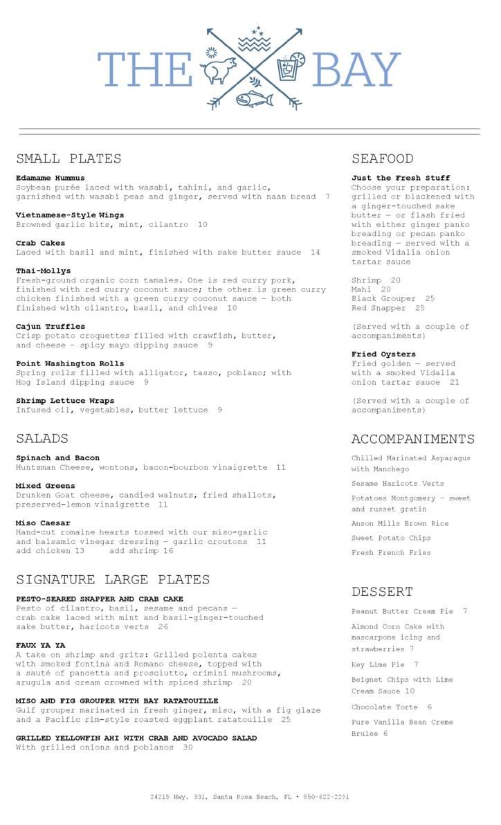 Menu page 2