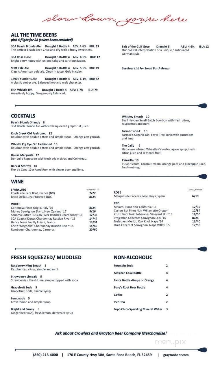 Menu page 2