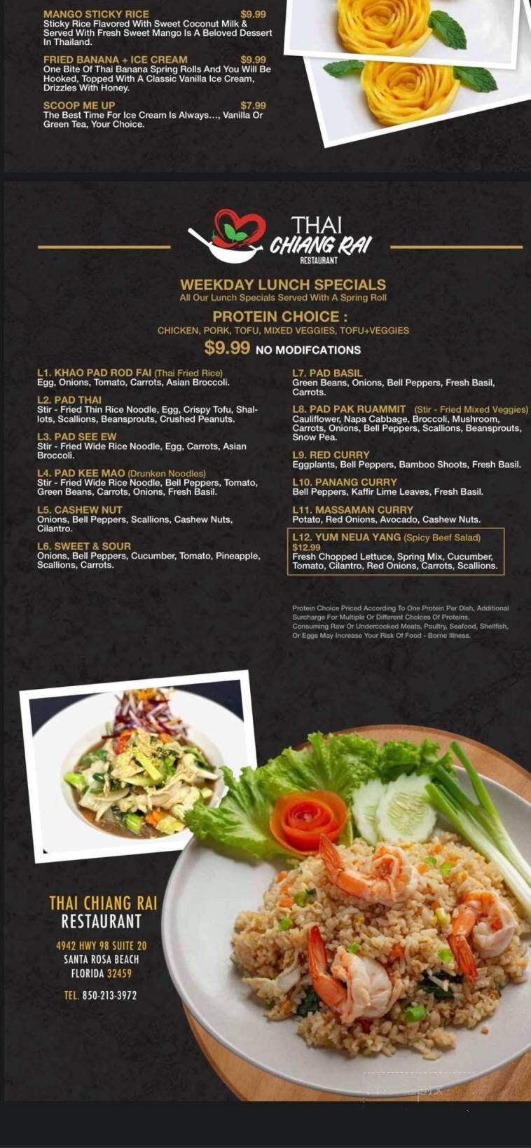 Menu page 1