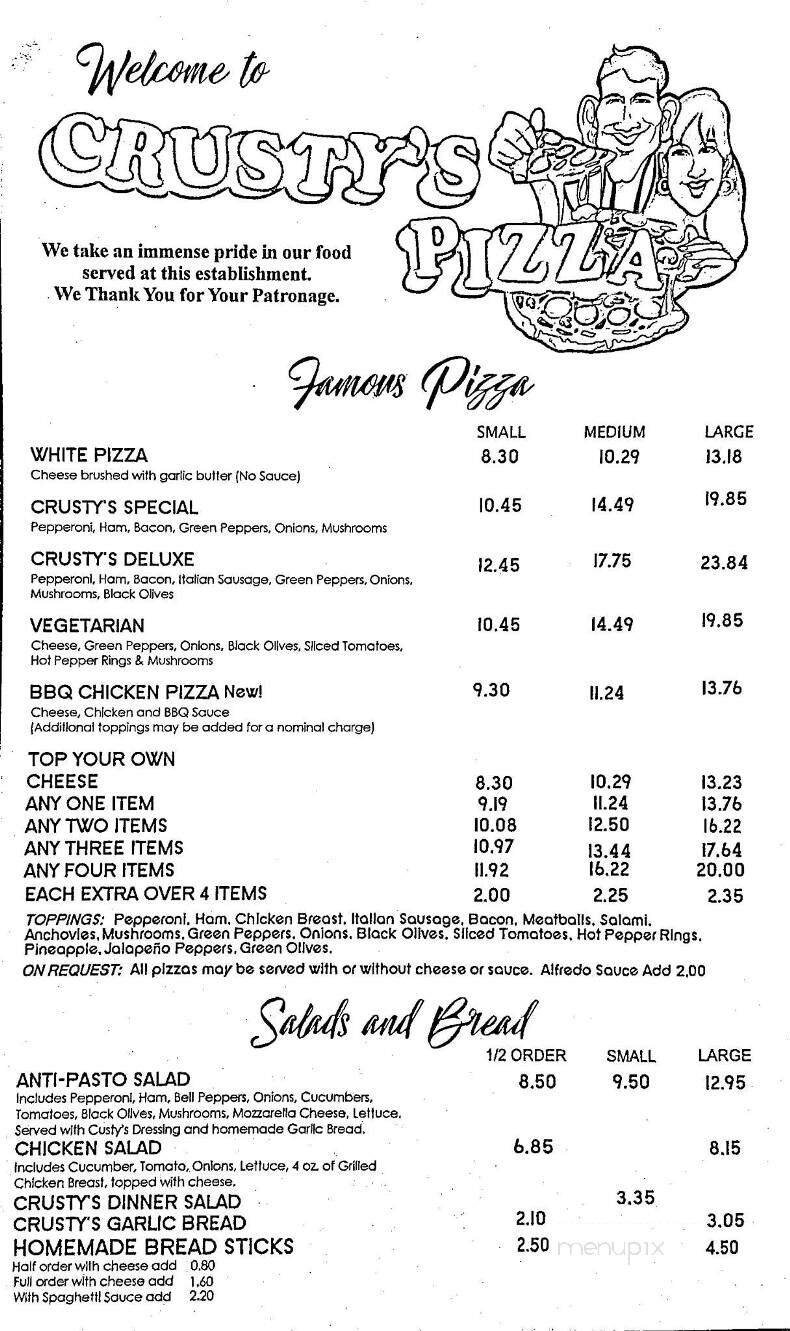 Menu page 2