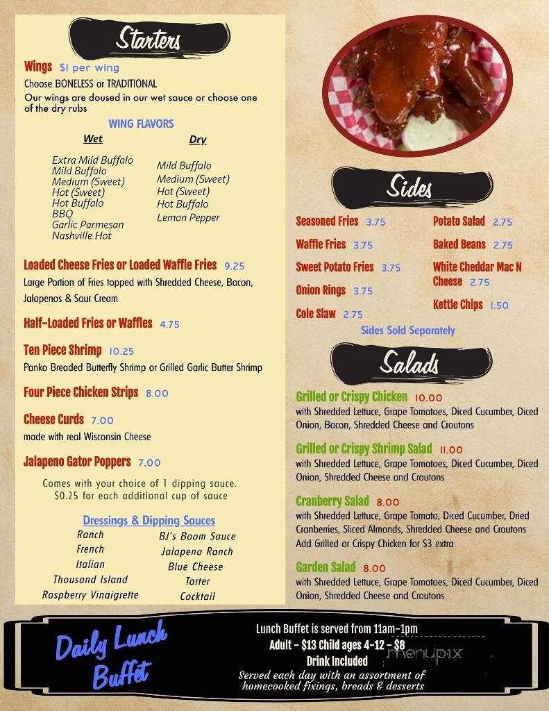 Menu page 1