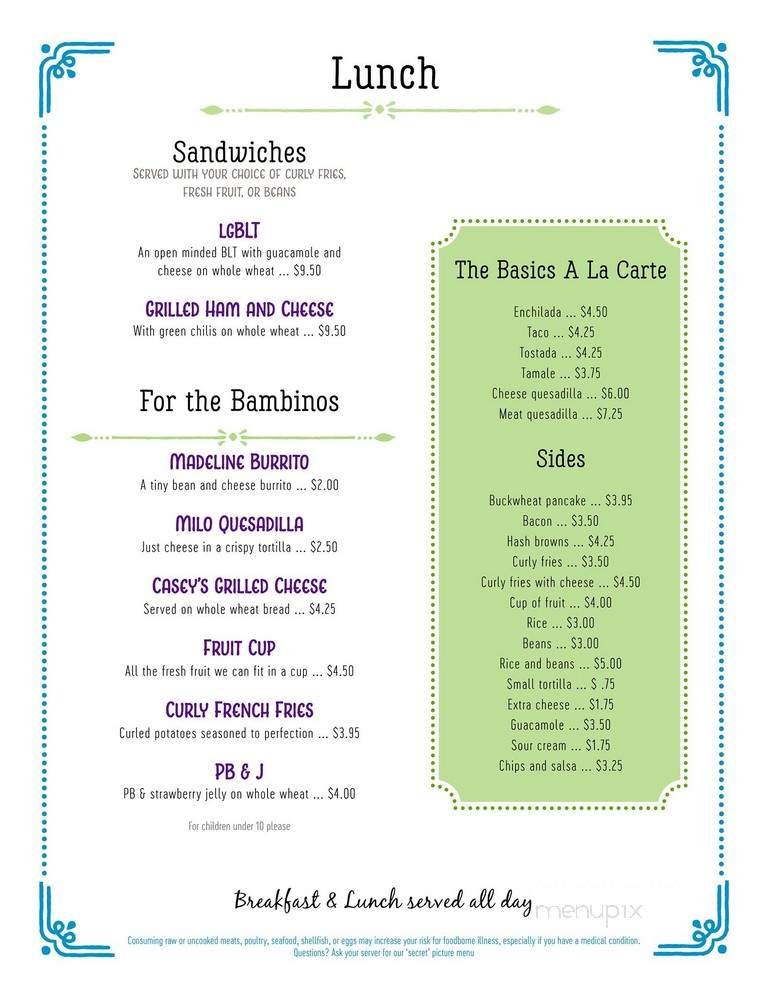Menu page 5