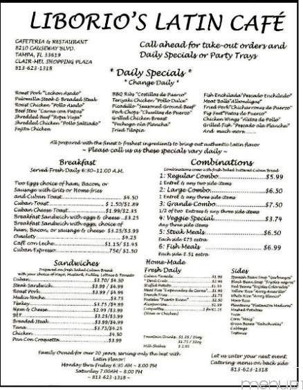 Menu page 2