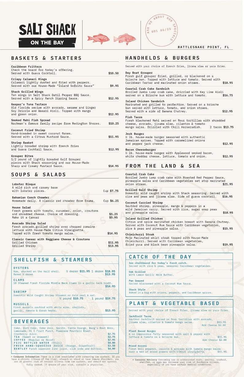 Menu page 1