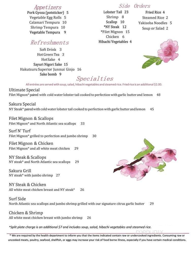 Menu page 2
