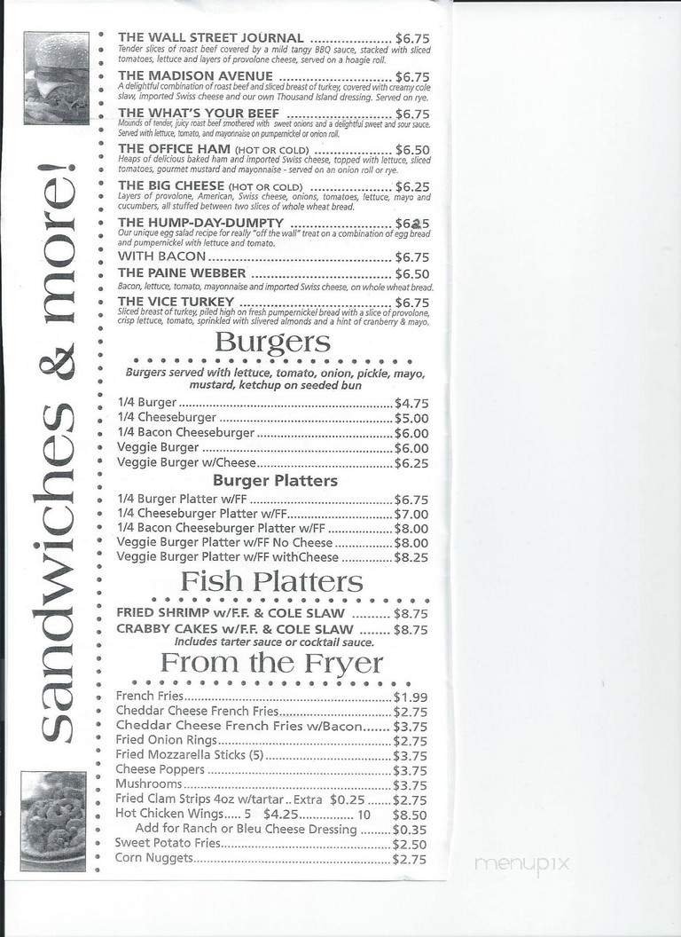 Menu page 2