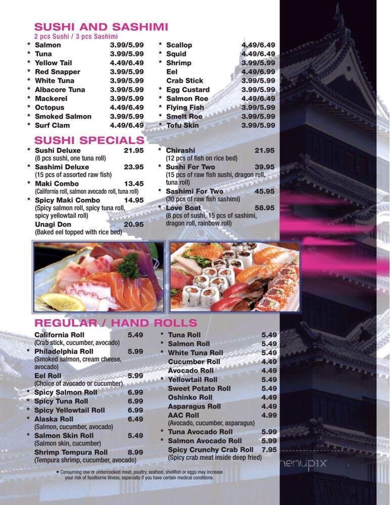 Menu page 6