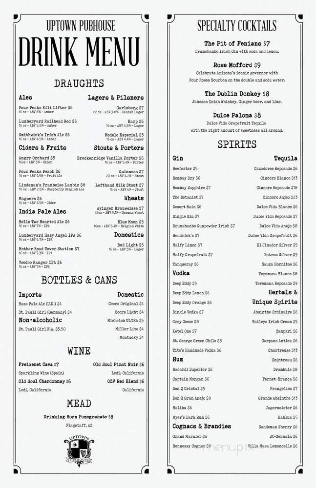 Menu page 2