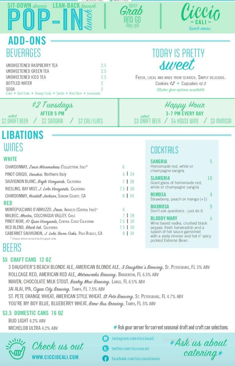 Menu page 4