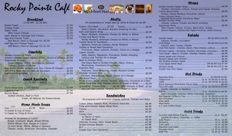 Menu page 3
