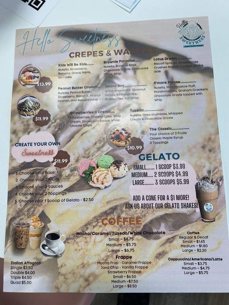 Menu page 1