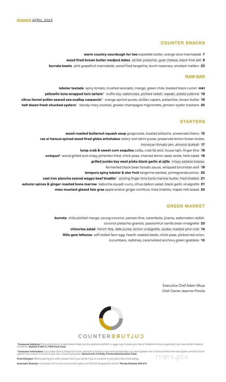 Menu page 5