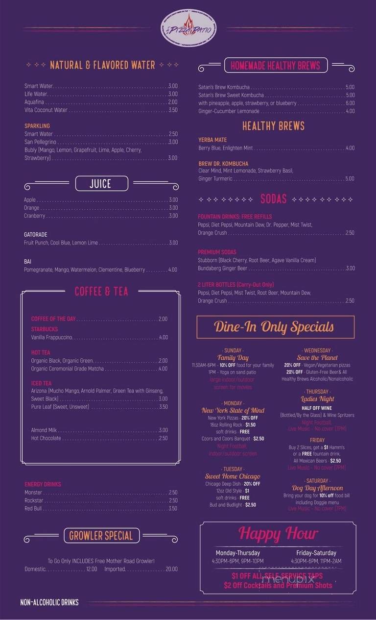 Menu page 4