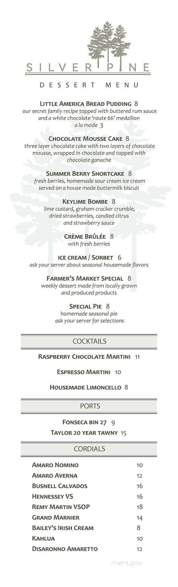Menu page 5