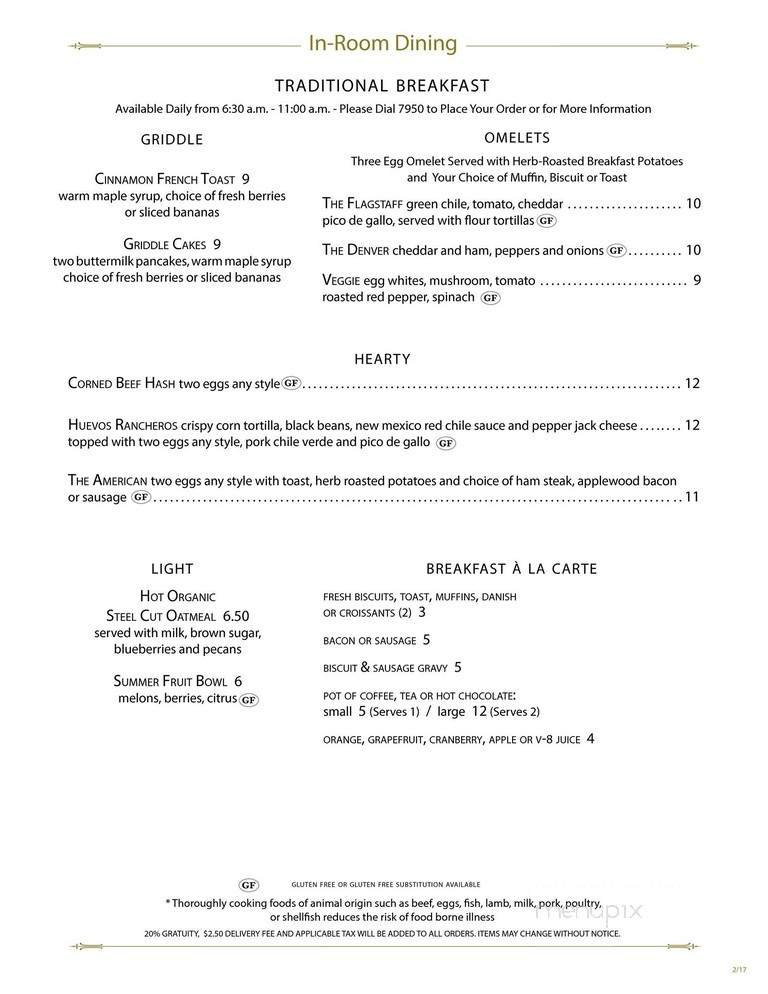 Menu page 15
