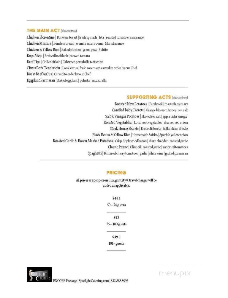 Menu page 6
