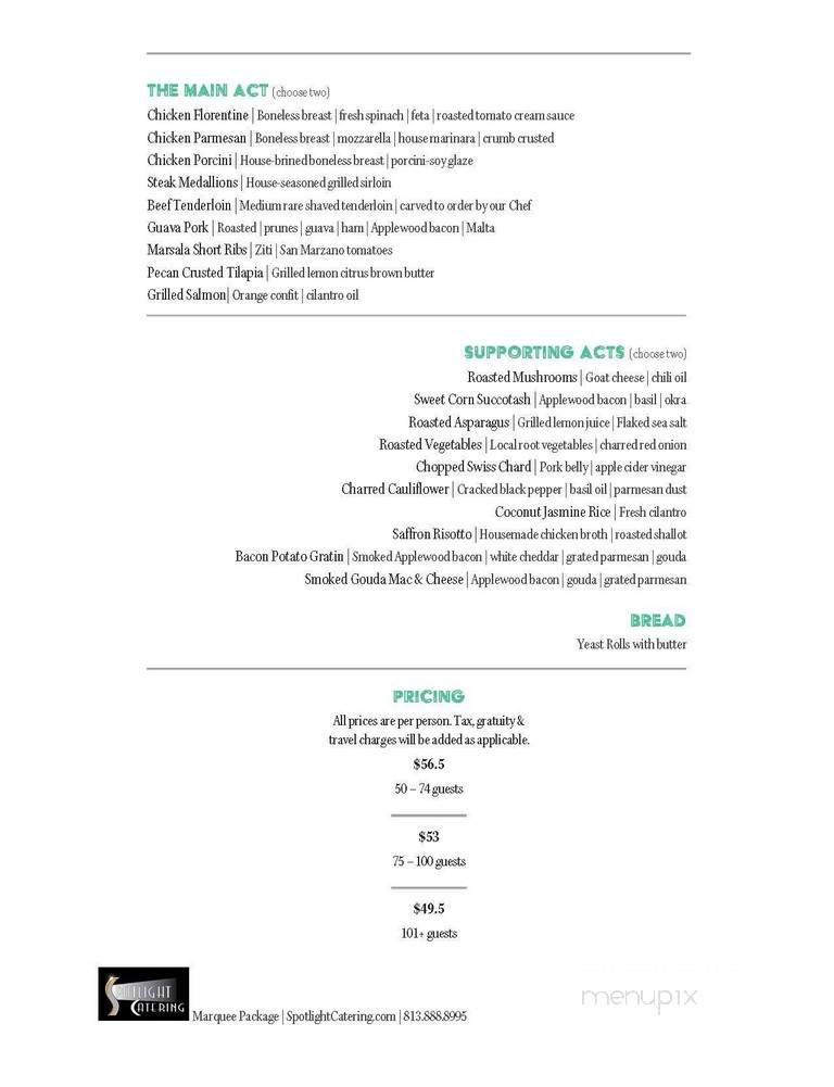 Menu page 8