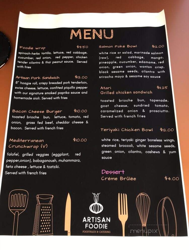 Menu page 1