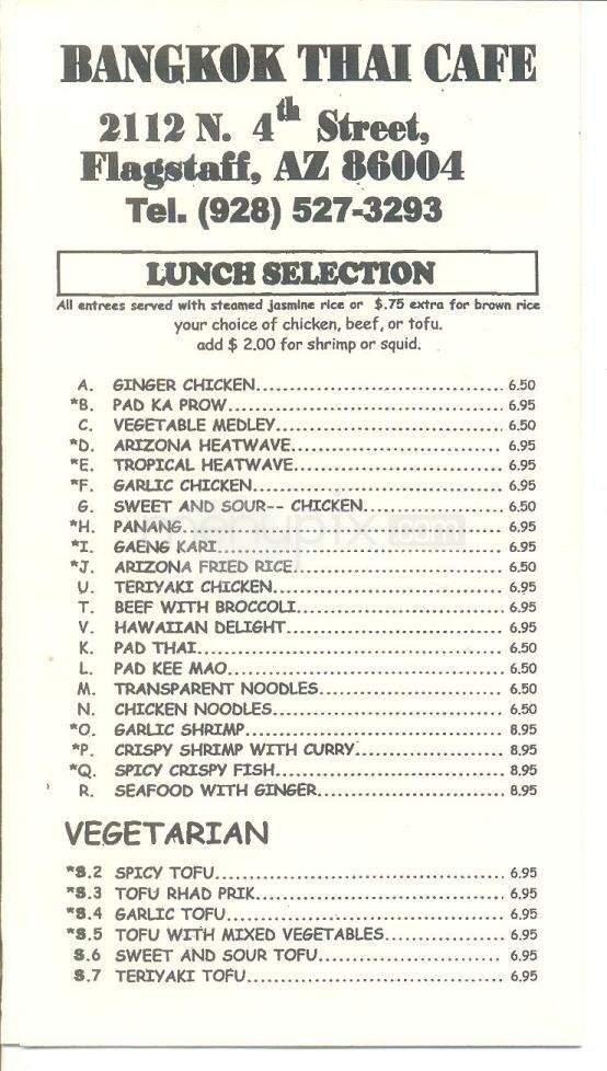 Menu page 1