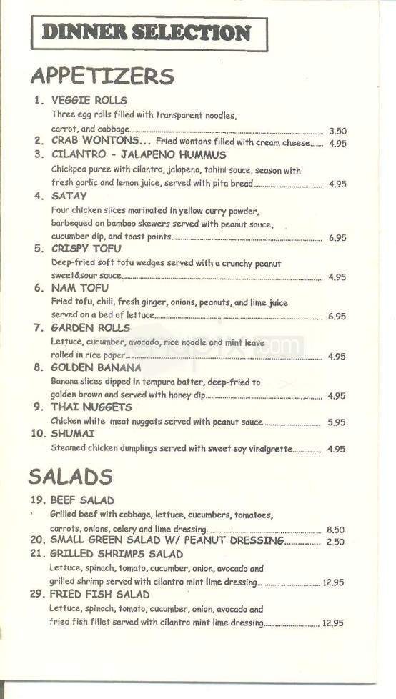Menu page 2
