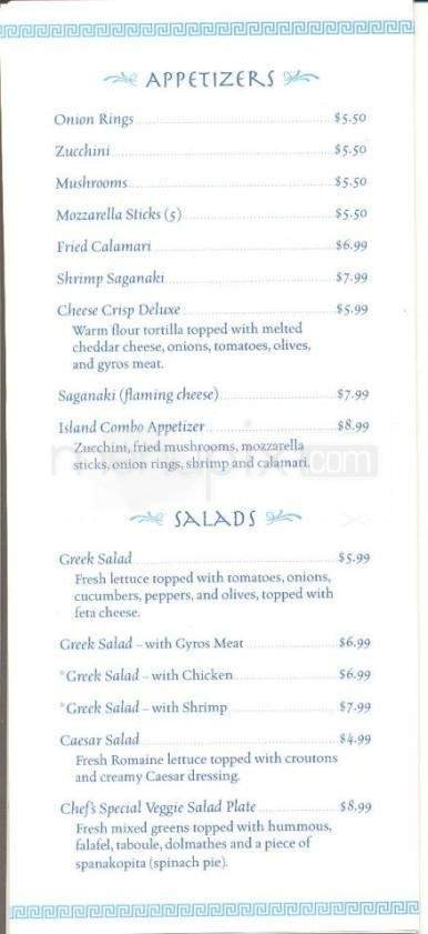 Menu page 2