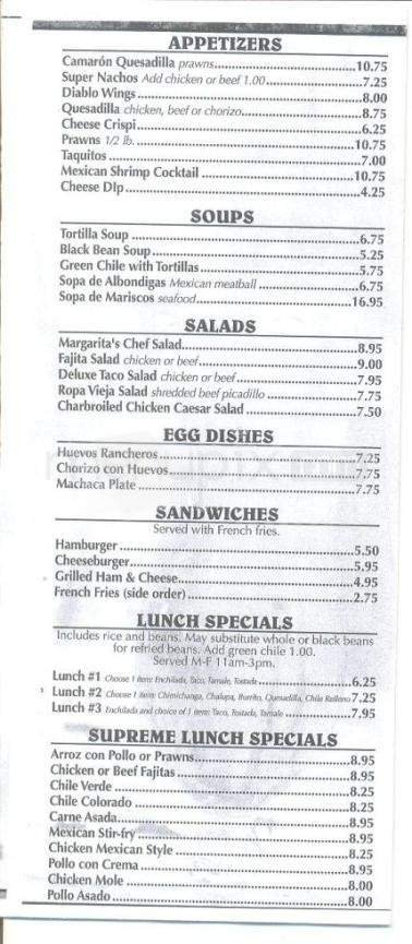 Menu page 5
