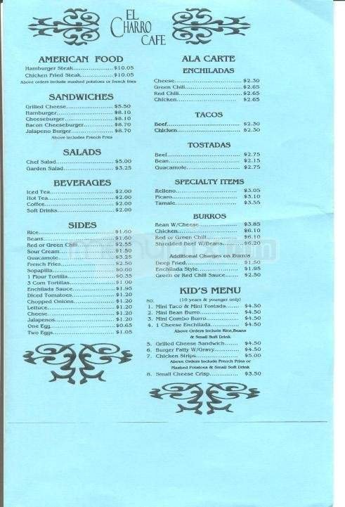 Menu page 3