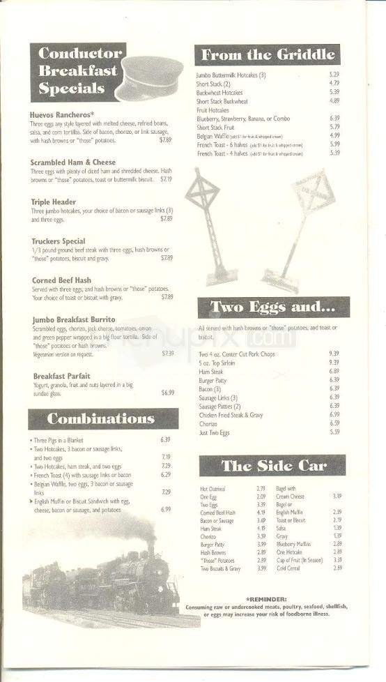 Menu page 3