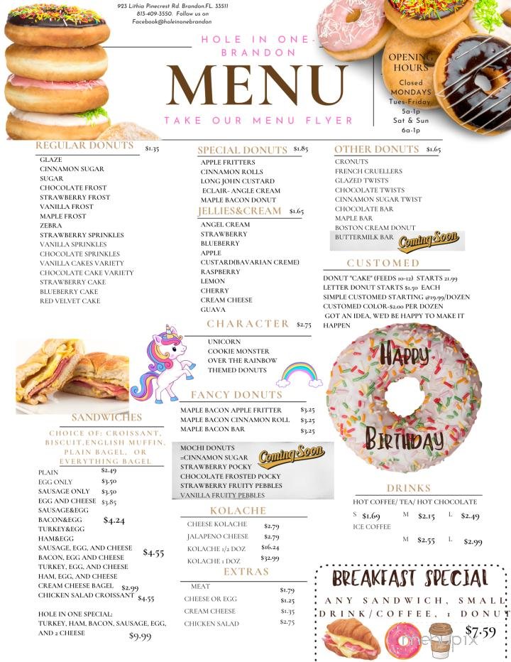 Menu page 2
