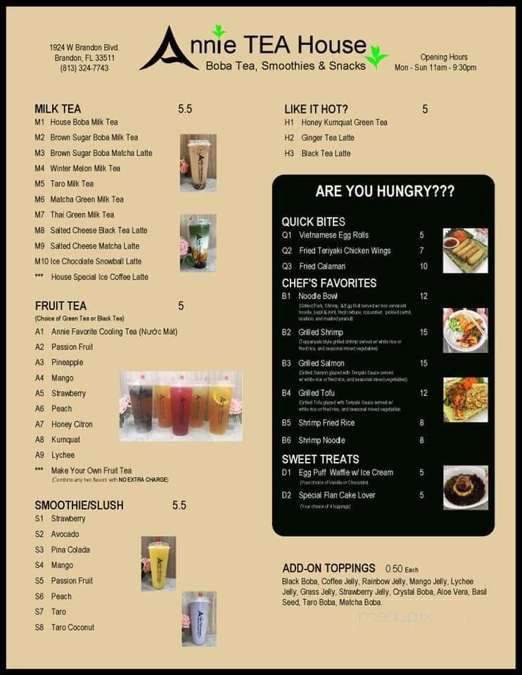 Menu page 1