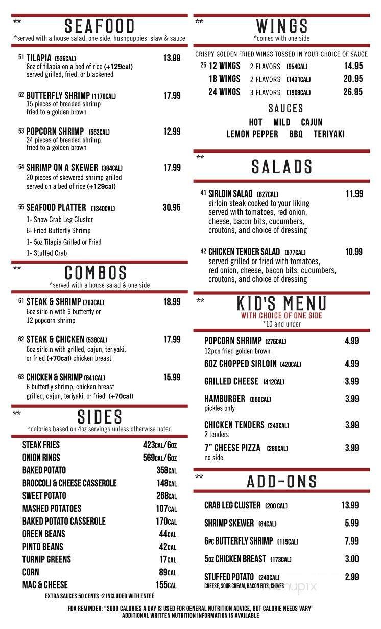Menu page 2