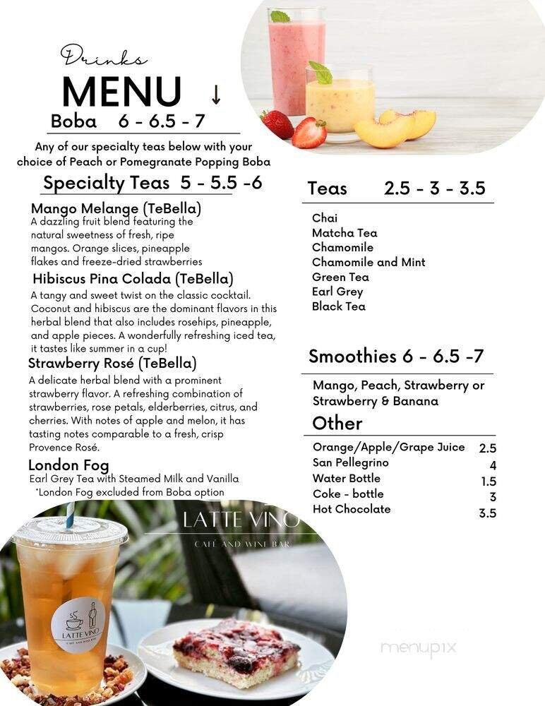 Menu page 1