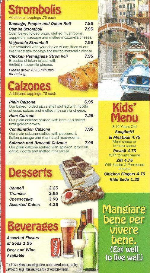 Menu page 2