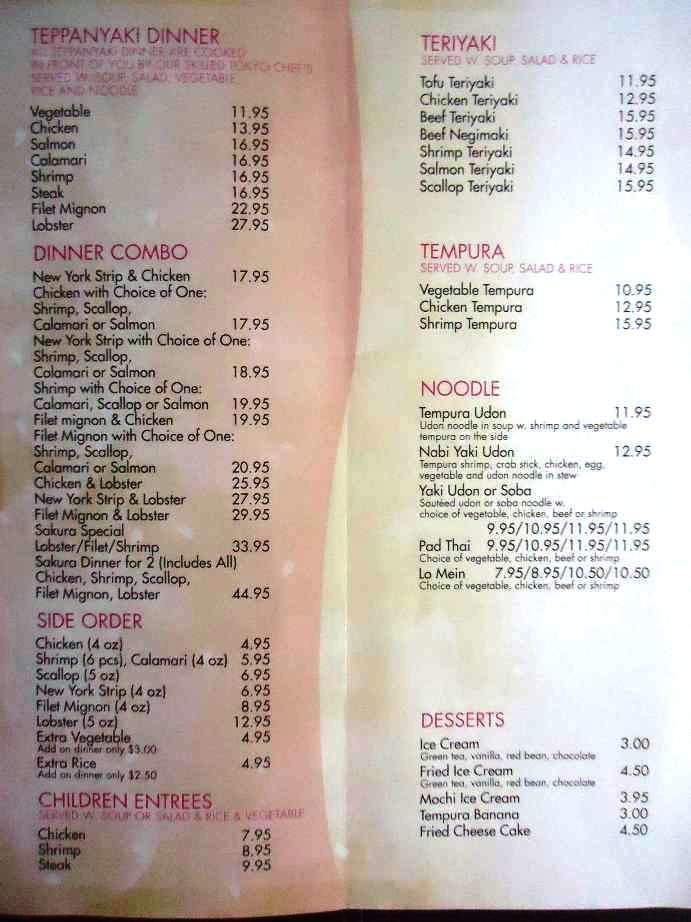 Menu page 2